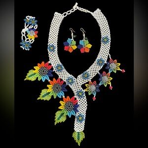 One of a Kind Beaded Jewelry Set